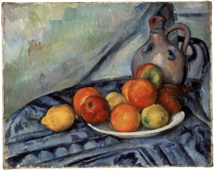 Paul Cézanne, Fruit and a Jug on a Table, circa 1890-94, oil on canvas, 12/34 x 16 in., Museum of Fine Arts, Boston, Bequest of John T. Spaulding, Photograph © 2012 Museum of Fine Arts, Boston